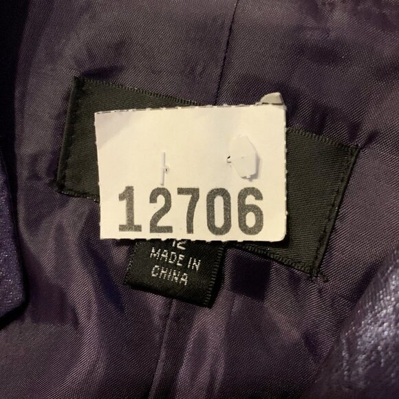 Expo New York. Size 12. Embellished Beaded Dressy Back Zip Jacket Top. B56 - Picture 10 of 10